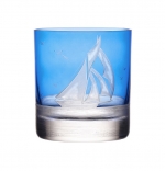 Yachting Double Old Fashioned - Jubilee - Blue Measurements:  Height 9.8 cm • 3.9 in
Length 8.8 cm • 3.5 in
Volume:  365 ml • 12.3 oz

Motif:  Jubilee
Shape:  Double Old Fashioned
Characteristics:  100% Lead-Free Crystal, Mouth-Blown and Hand-Engraved

Care & Use:  Hand wash only - Not Dishwasher Safe
Color:  Blue 